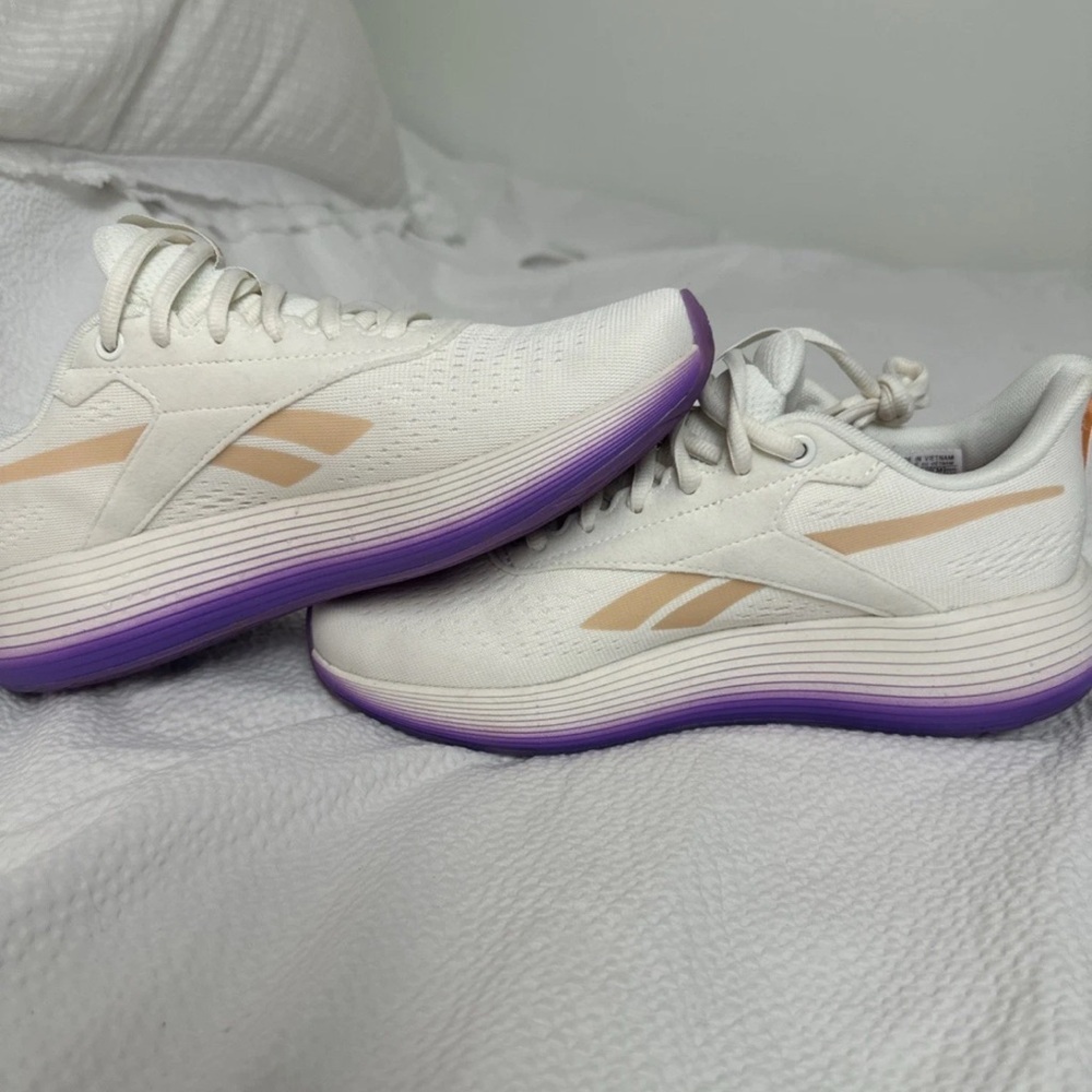 Reebok DMX Comfort Tennis Shoe Women's 8 chalk/purple - Picture 3 of 8